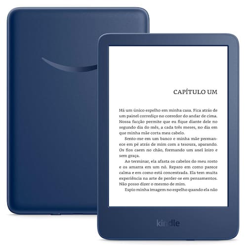 Kindle Amazon 11ª Geração com Tela de 6”, 16GB, Wi-Fi e Iluminação Embutida – Azul Menor preço em Kindle Amazon 11ª Geração com Tela de 6”, 16GB, Wi-Fi e Iluminação Embutida – Azul