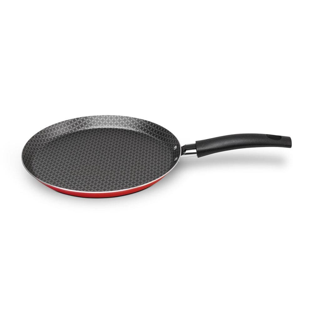 Crepeira e Panquequeira Multiflon Páprika Antiaderente Ultra 7 Vermelha - 22 cm