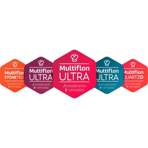 Frigideira Multiflon Color Pop Antiaderente Ultra 7 Amarela - 24 cm