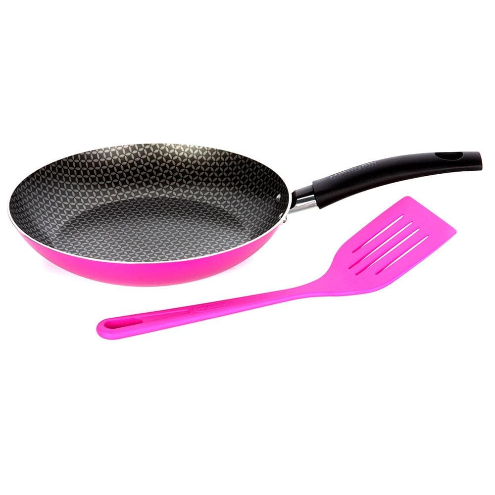 Frigideira Multiflon Color Pop Antiaderente Ultra 7 Rosa - 24 cm