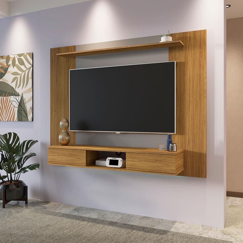 Painel Artely Nevada II com 176 cm de Largura, Ideal para TV de até 75”