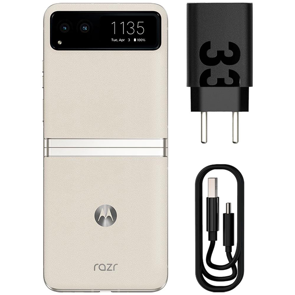 新品未開封 motorola razr 40 クリーム 256GB motorola（モトローラ） スマートフォン motorola razr 40 SIMフリー