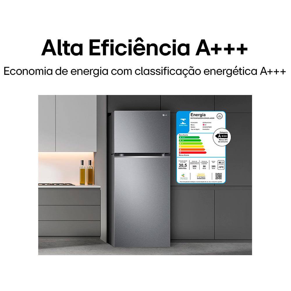 Geladeira LG Frost Free Inverter 395L | Extra