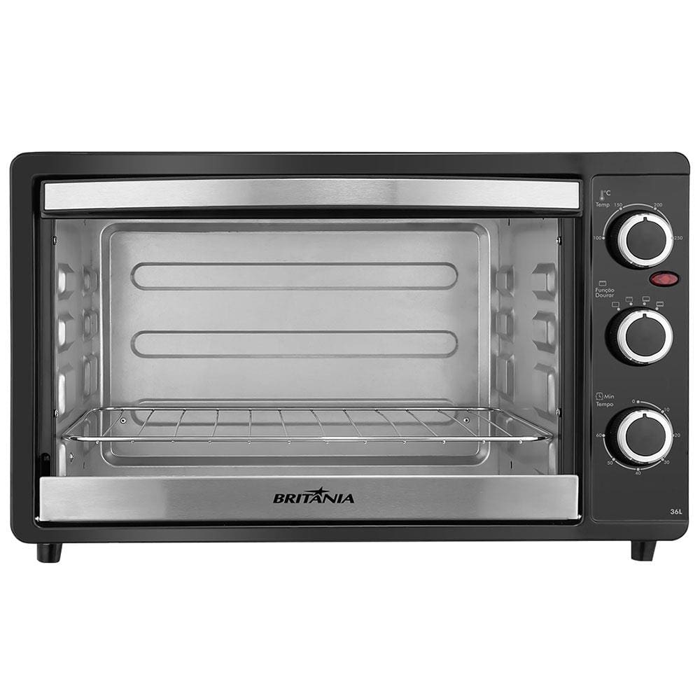 Forno Elétrico Britânia BFE41P 36L com Timer e Seletor de Resistências 1500W – Preto