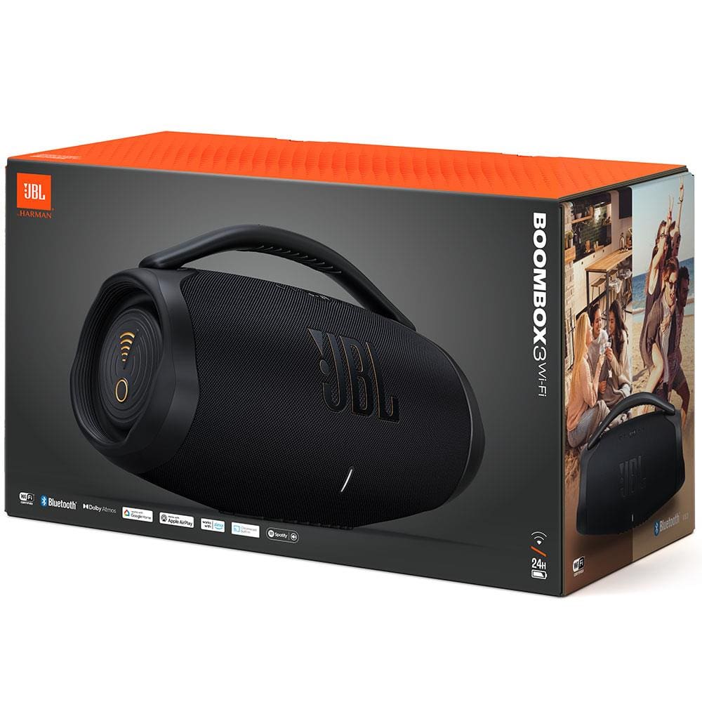 Caixa de Som Portátil JBL Boombox 3 com Wi-Fi, | Extra