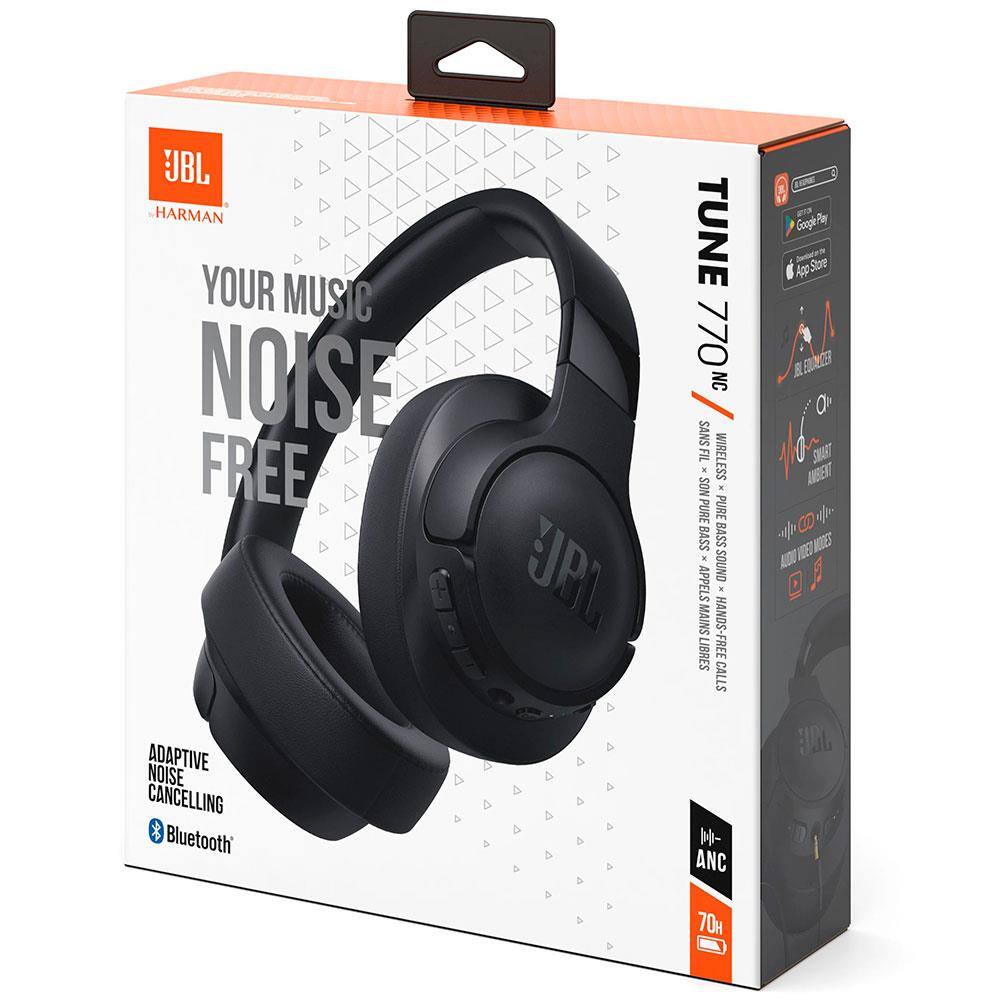 Fone de Ouvido JBL Tune 770NC - Preto | Extra