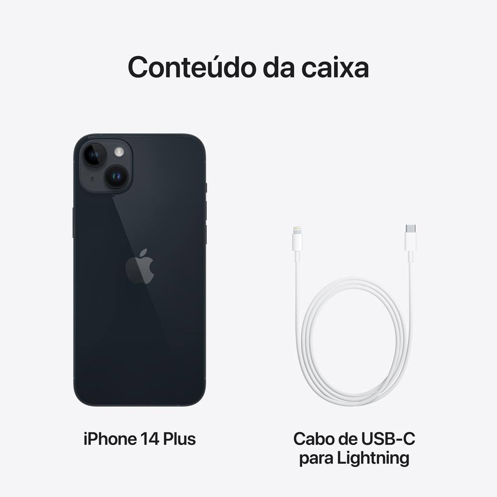 Apple iPhone 14 Plus 512GB - Meia-noite | Extra