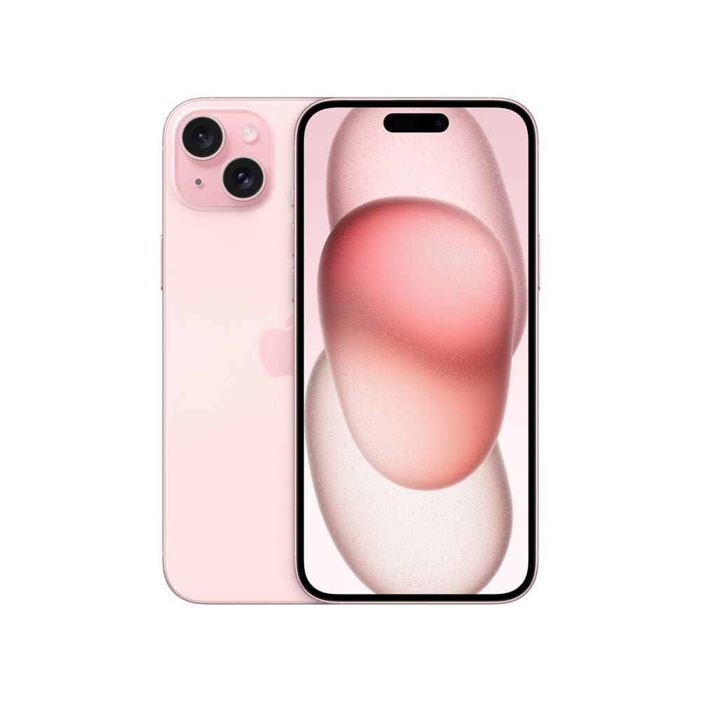 Capa de Silicone iPhone 15 Plus Rosa