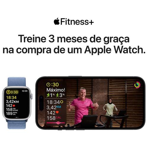 Apple Watch Series GPS Caixa Meia-noite de Alumínio 41 mm Pulseira  Esportiva Meia-noite P/M Neutro em Carbono
