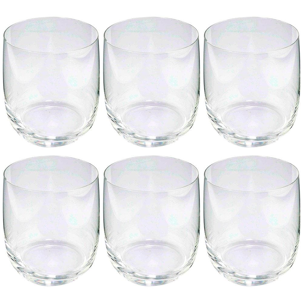 Conjunto de Copos Baixo Jazz Fracalanza em Cristal 390ml - 6 Peças