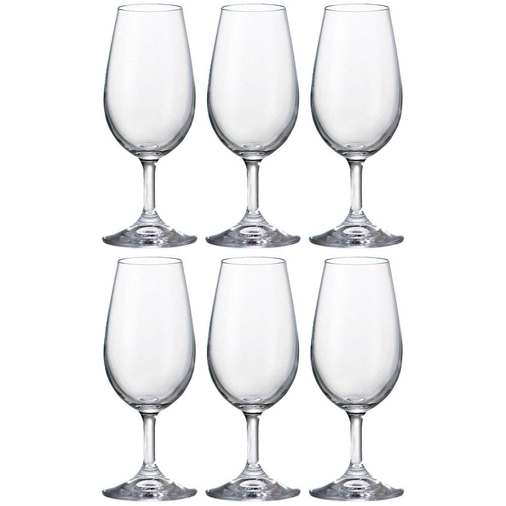 Conjunto de Taças Bohemia em Cristal 210ml - 6 Peças