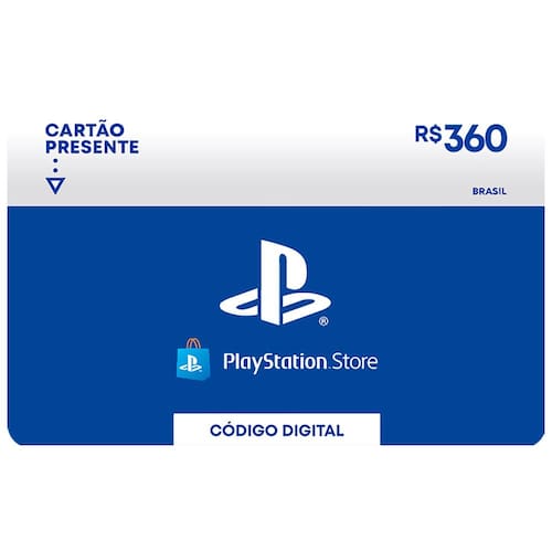 Cartão Presente Digital PlayStation - R$360