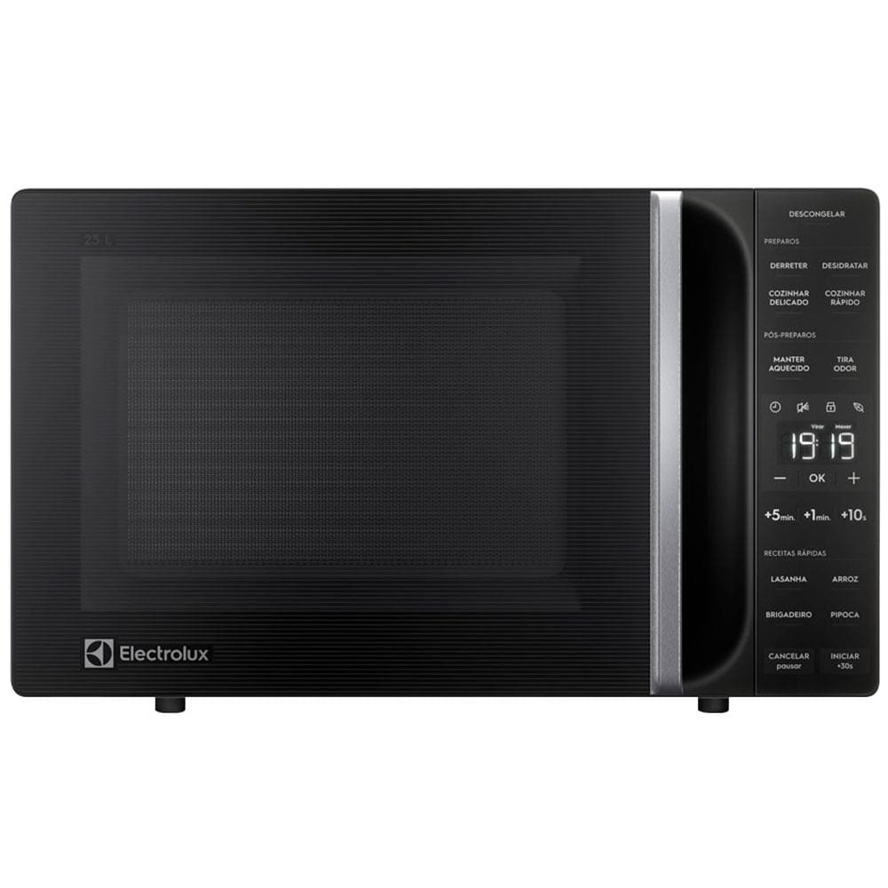 Forno de Micro-ondas Electrolux Efficient ME23P com Descongelamento Assistido Preto - 23L