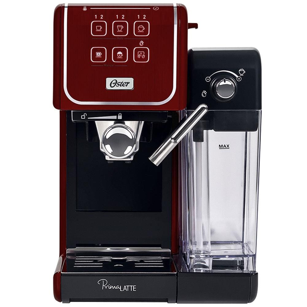 Cafeteira Espresso Oster PrimaLatte Touch 6801 - Vermelha