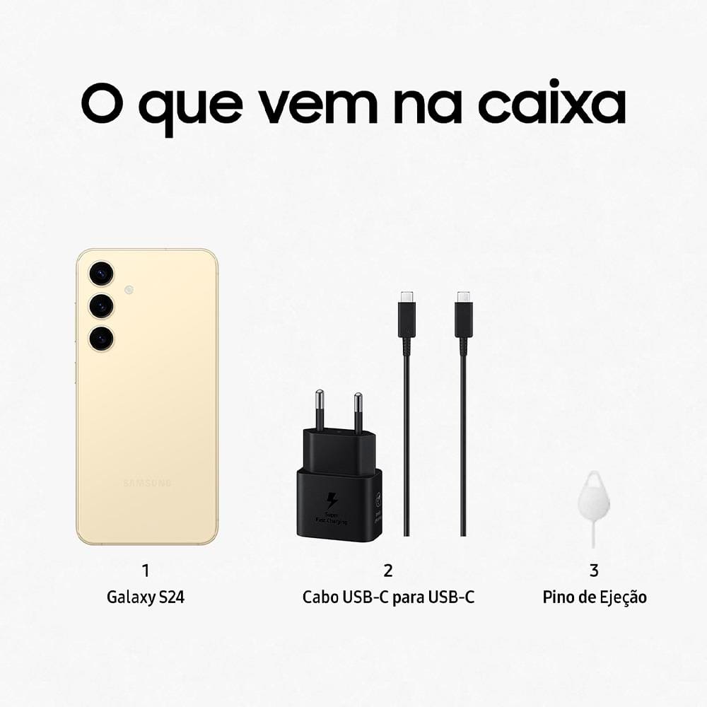 Smartphone Samsung Galaxy S24 5G Creme | Extra