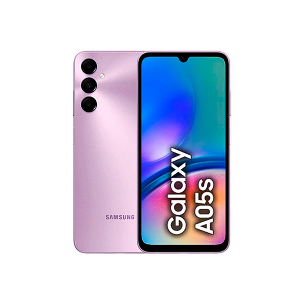 Smartphone Samsung Galaxy A05s Violeta 128GB, 6GB, Tela Infinita de 6.7", Processador Octa-Core, Câmera Tripla Traseira e Selfie de 13MP