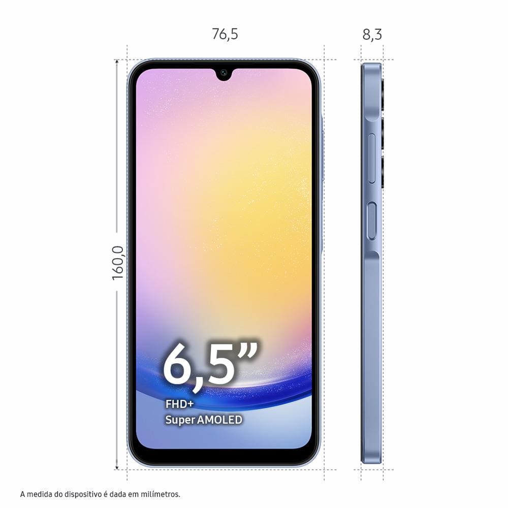 Samsung Galaxy A25 5G 本体 Smartphone Samsung Galaxy A25 5G 8GB/256GB Azul Claro - Casa