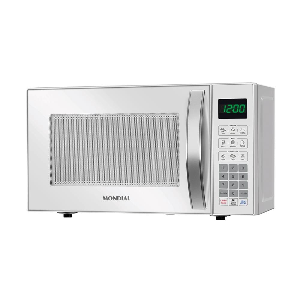 Micro-ondas Mondial MO-01-21-W com Função Tira Odor e Manter Aquecido Branco - 21L