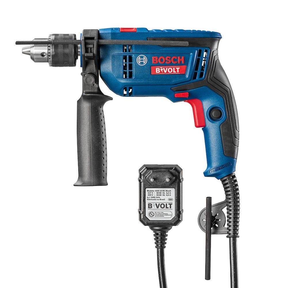 Furadeira de Impacto Bosch GSB 13 RE 750W - Bivolt