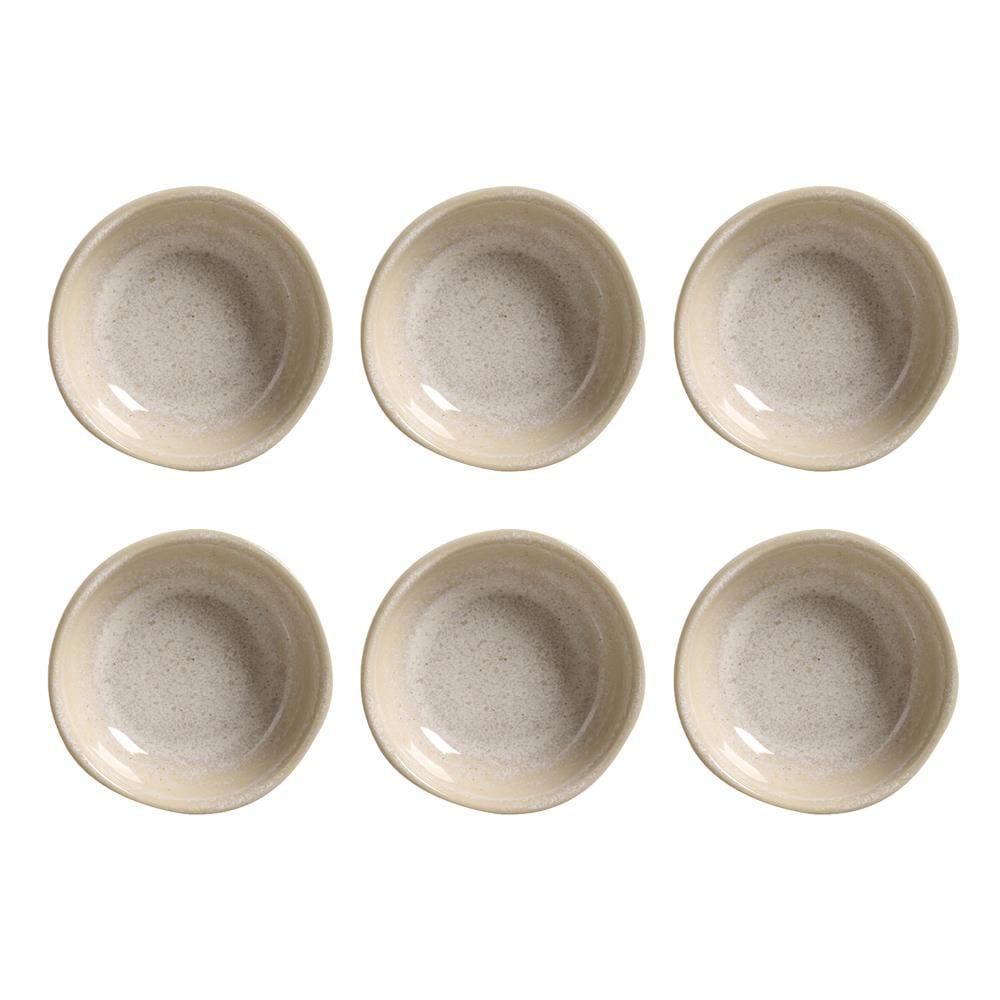 Conjunto de Ramequim Porto Brasil Orgânico Latte com 6 Peças 70 ml - Bege