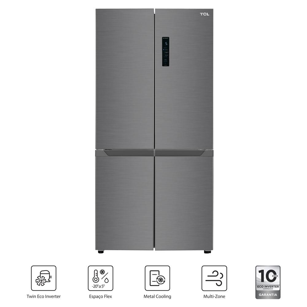 Geladeira TCL Multidoor C516CDN Inverter Frost | Extra
