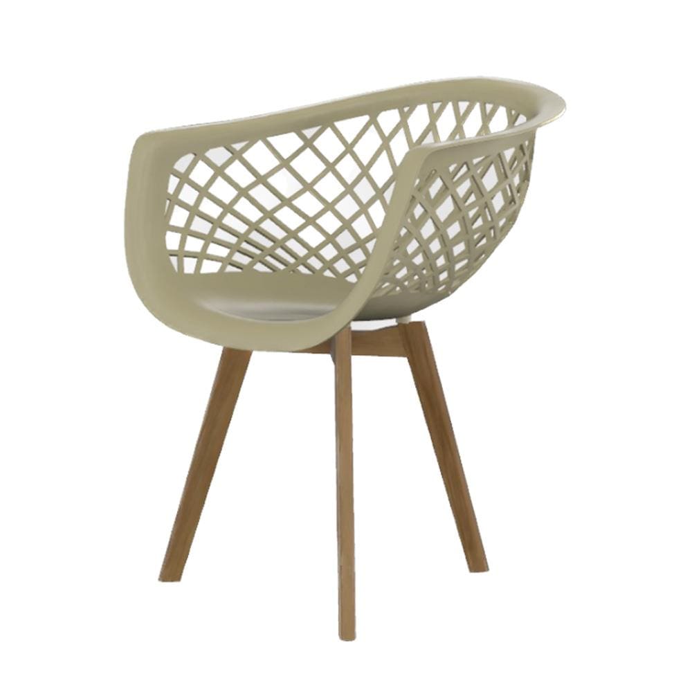 Cadeira de Jantar Web Wood Seat&Co com pés em Madeira