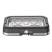 Churrasqueira Elétrica Britânia BCQ40 com Seletor de Temperatura e Revestimento Antiaderente – Preta e Inox