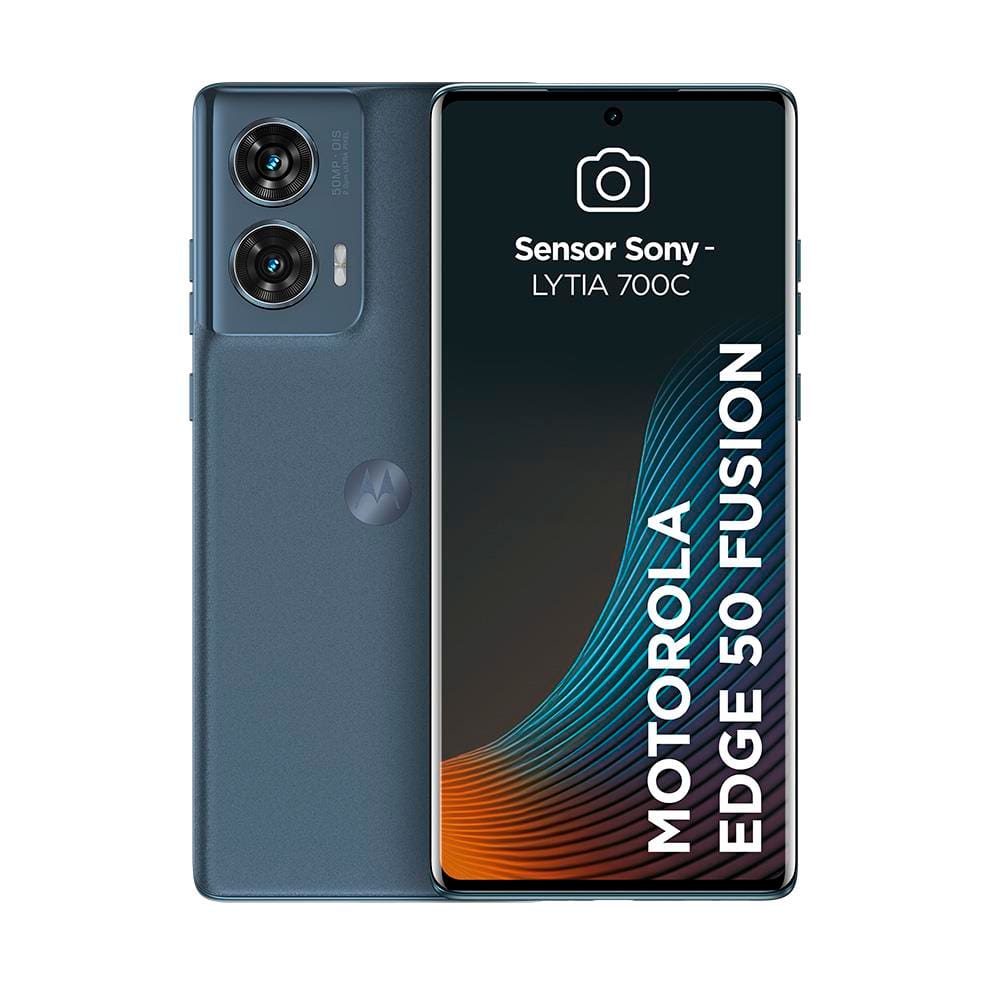 Smartphone Motorola Edge 50 Fusion 5G Blue Teal 256GB 16GB (8GB RAM + 8GB Ram Boost) 50MP Sony AI Camera IP68 NFC