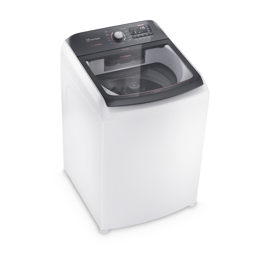 Lavadora Electrolux LEC15 15kg com função Autolimpeza e tecnologia Jet&Clean - Branca - 220V