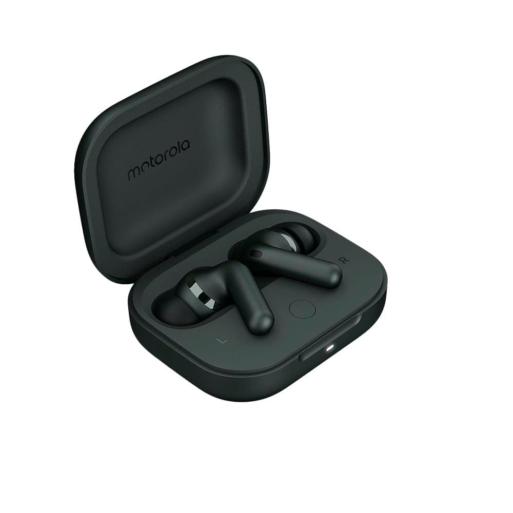Fone de ouvido Sem Fio Bluetooth Motorola Moto Buds+ Sound by Bose Cancelamento de Ruído Ativo - Preto