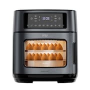 Fritadeira Elétrica Sem Óleo Air Fryer WAP Oven WAOD2 com 10 Funções, Antiaderente e Aviso Sonoro 12 litros 1800W – Black Inox