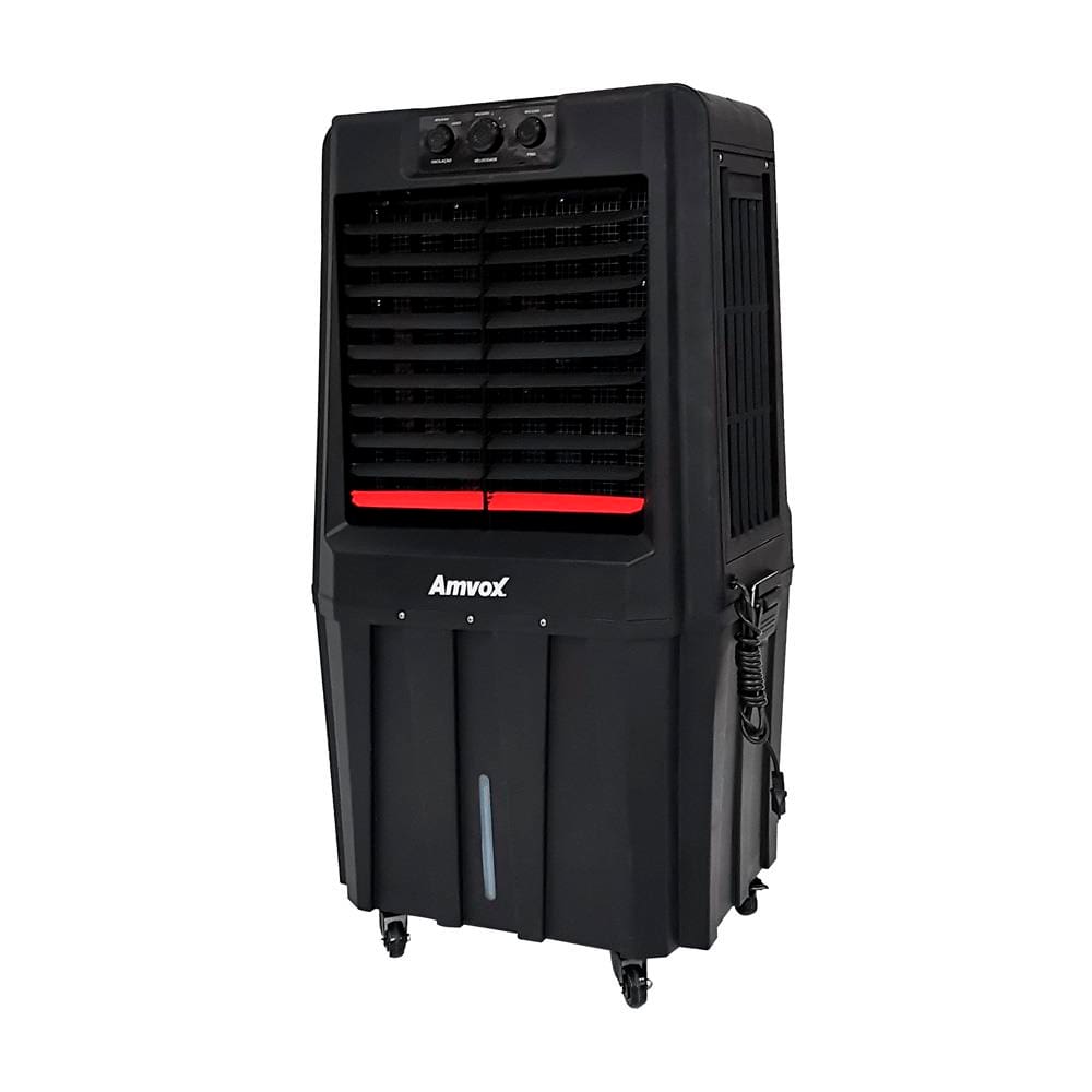 Climatizador de Ar Amvox ACL 9022 Frio 190W com 3 Velocidades – Preto