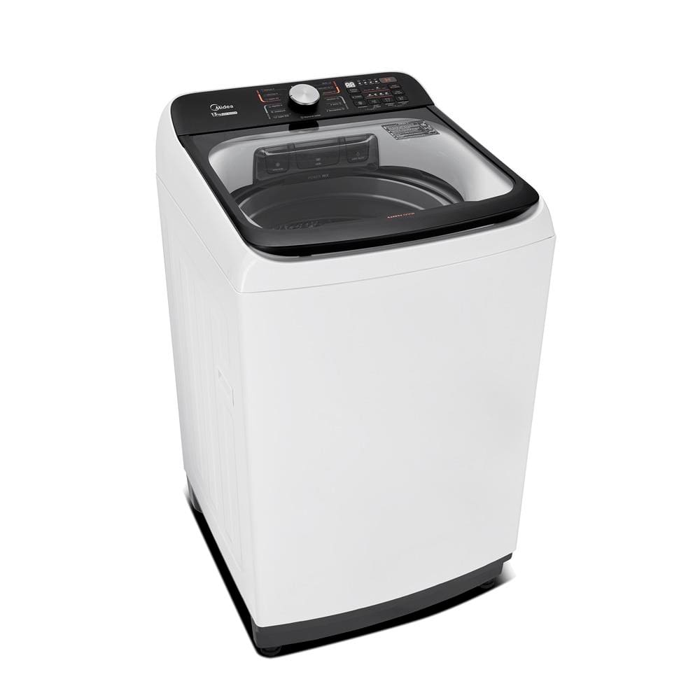 Lavadora de Roupas Midea MA512W130A com Wave Agitator, Timer Digital e Filtro de fiapos 13kg - Branca