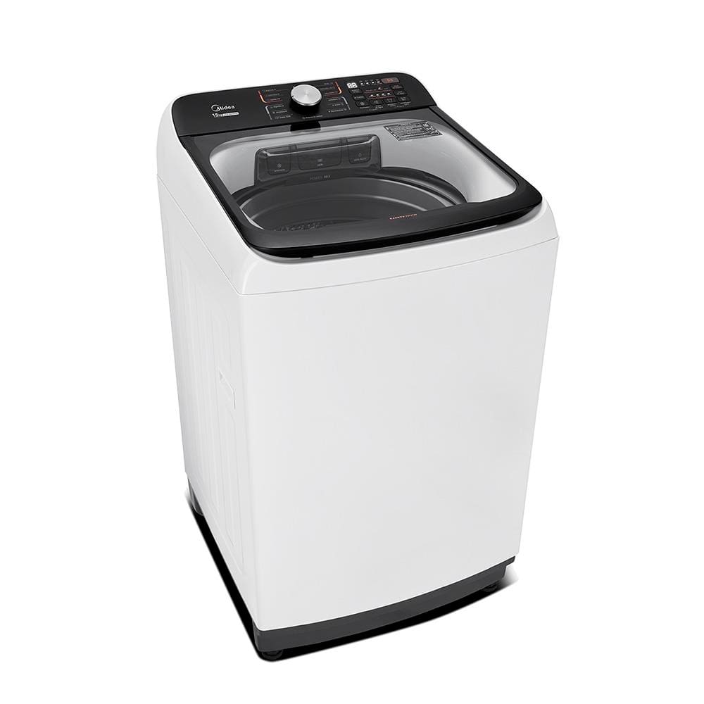 Lavadora de Roupas Midea MA512W150A com Wave Agitator, Timer digital e Filtro de fiapos 15kg - Branca