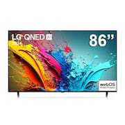 Smart TV 86” LG 4K QNED 86QNED85T com processador a8 AI, 120Hz, Design Super Slim, FreeSync e webOS 24
