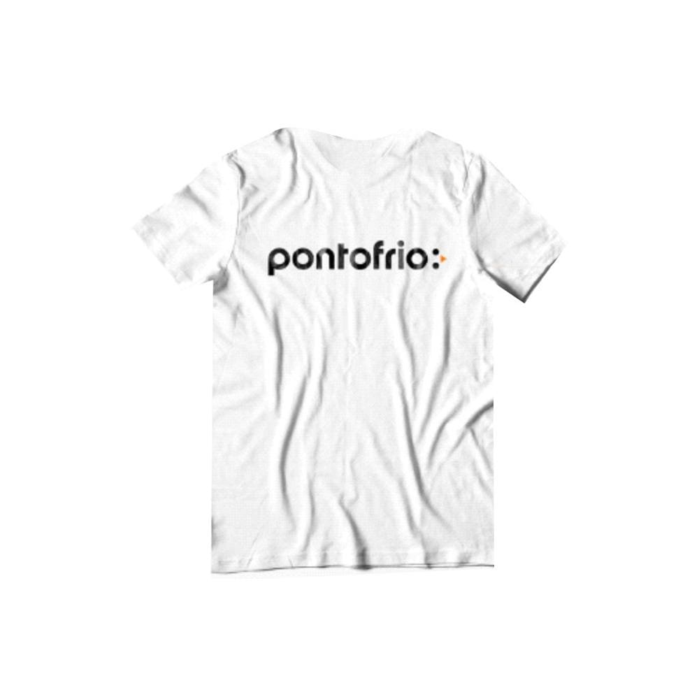 Camiseta Manga Curta Pontofrio - Branca