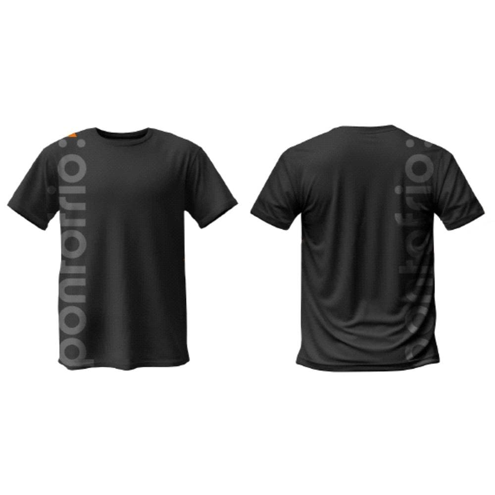 Camiseta Manga Curta Pontofrio - Preta