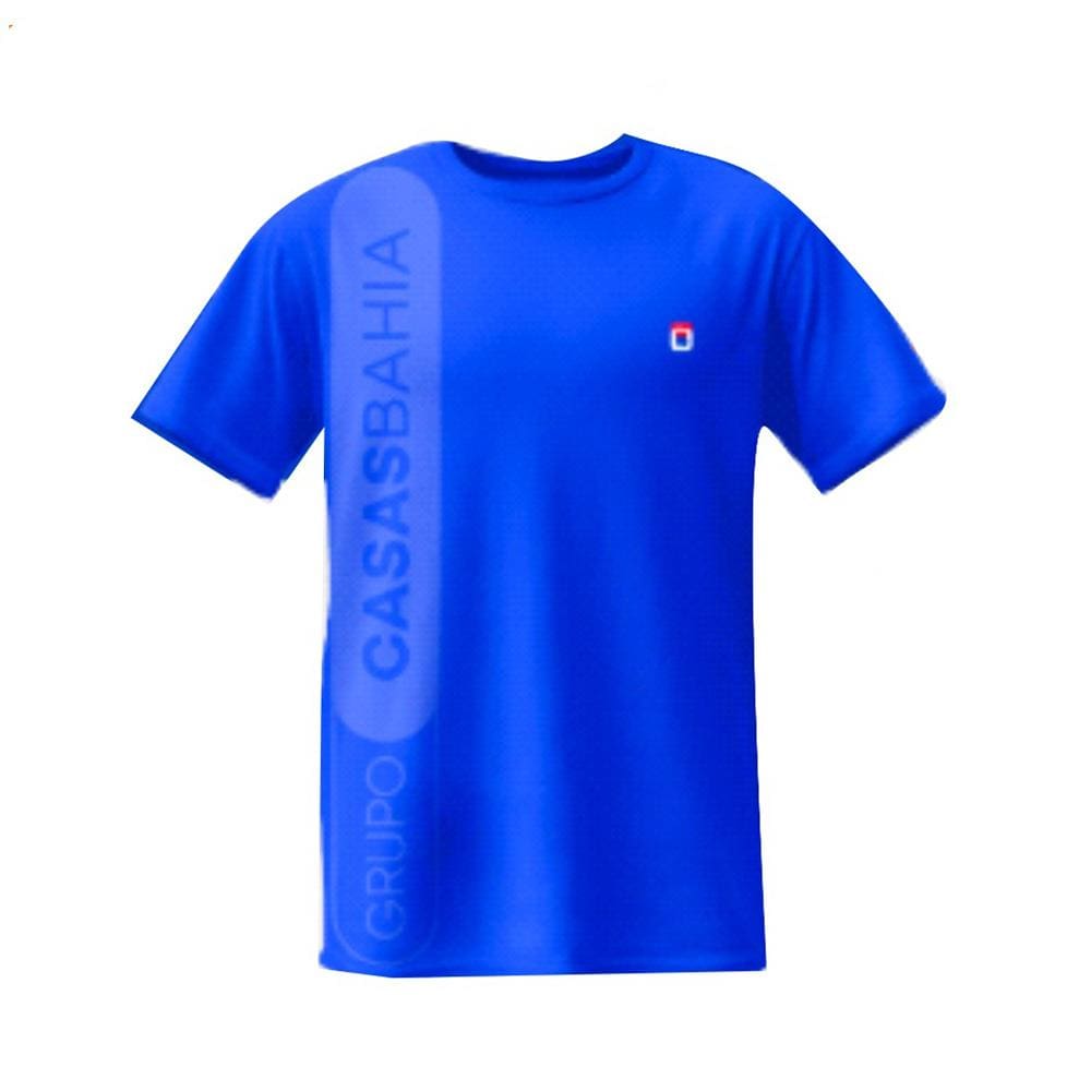 Camiseta Manga Curta Grupo Casas Bahia - Azul