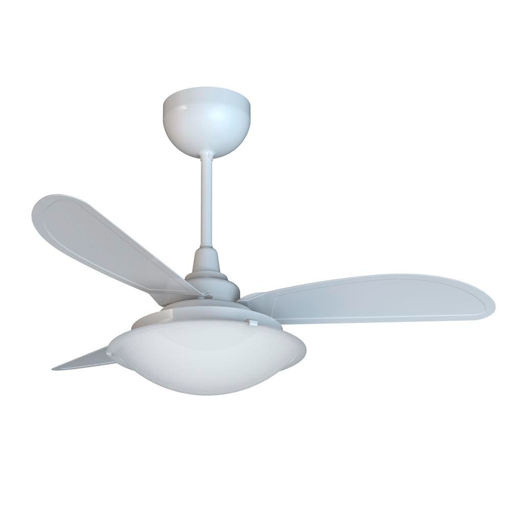 Ventilador de Teto Ventisol Sunny Inverter para 2 lâmpadas E27 até 20W com Controle Remoto - Branco