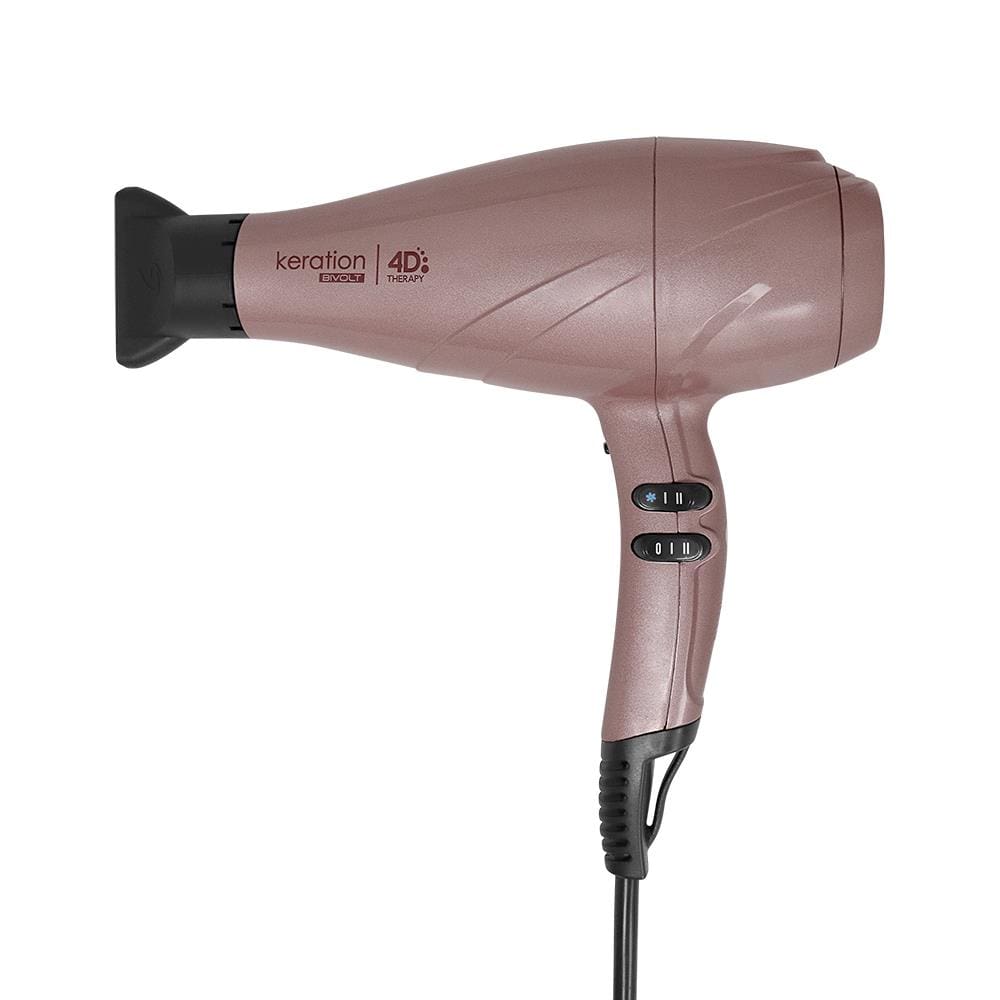 Secador de Cabelos GA.MA Italy Keration 4D Íon Plus 2500W Rose/Preto - Bivolt