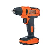 Parafusadeira / Furadeira 3/8” (10mm) Black&Decker LD12 a Bateria 12V Li-Ion com Acessórios