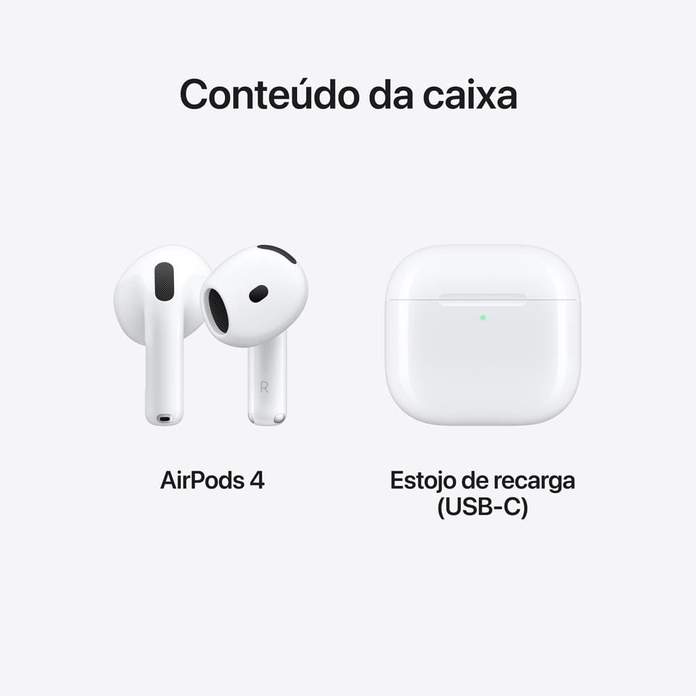 Apple AirPods 4 - Branco | Extra
