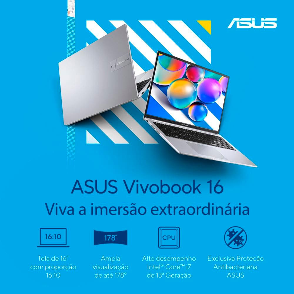 Notebook ASUS Vivobook 16 Core i7 | Extra
