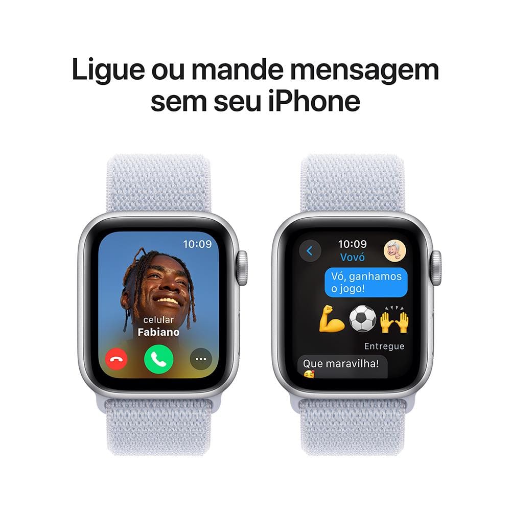 Apple Watch SE GPS, Caixa Prateada | Extra