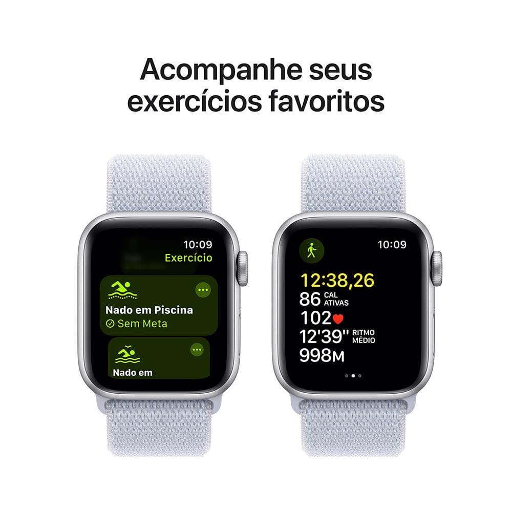 Apple Watch SE GPS, Caixa Prateada | Extra