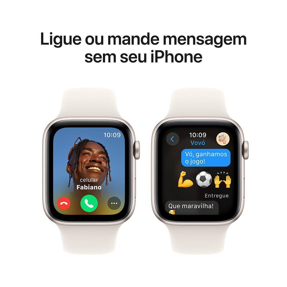 Apple Watch SE GPS, Caixa Estelar | Extra