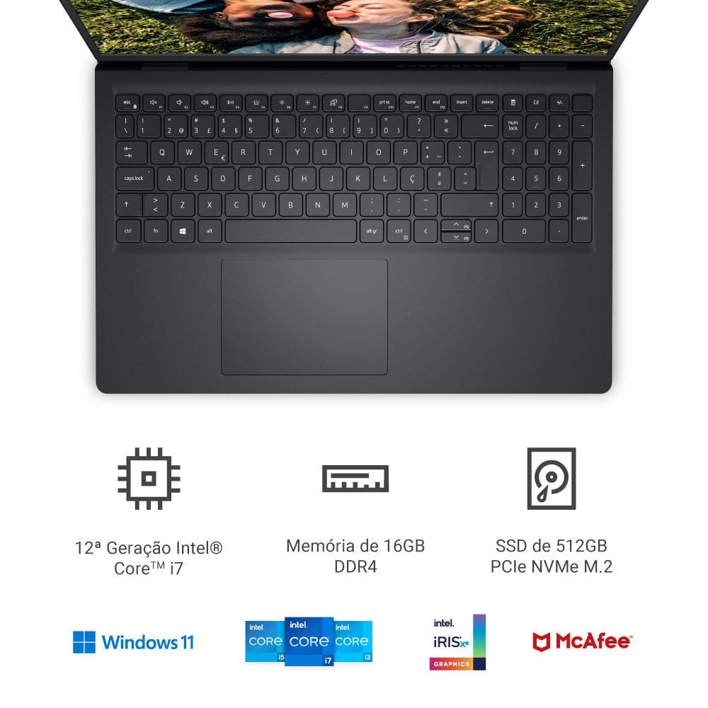 Notebook Dell Inspiron 15 com processador Intel | Extra