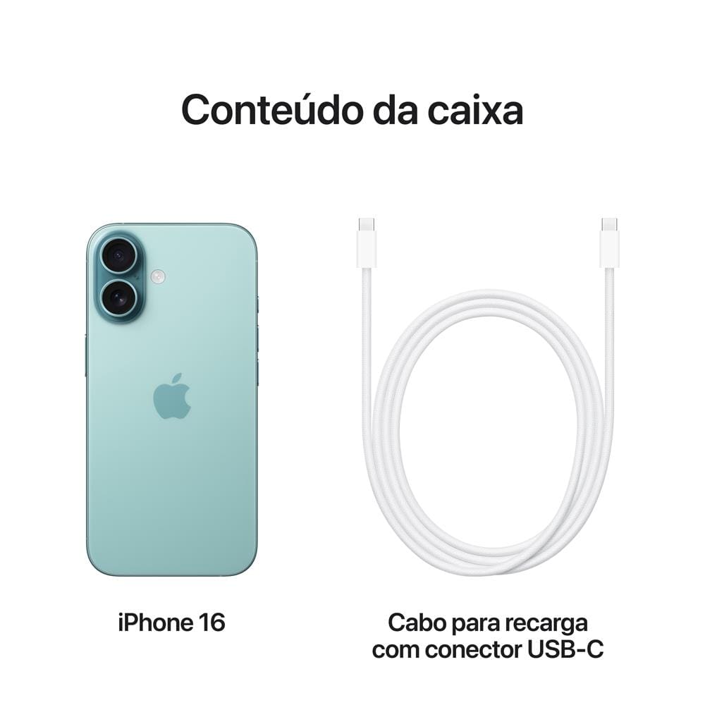 Apple iPhone 16 512GB - Verde-acinzentado | Extra