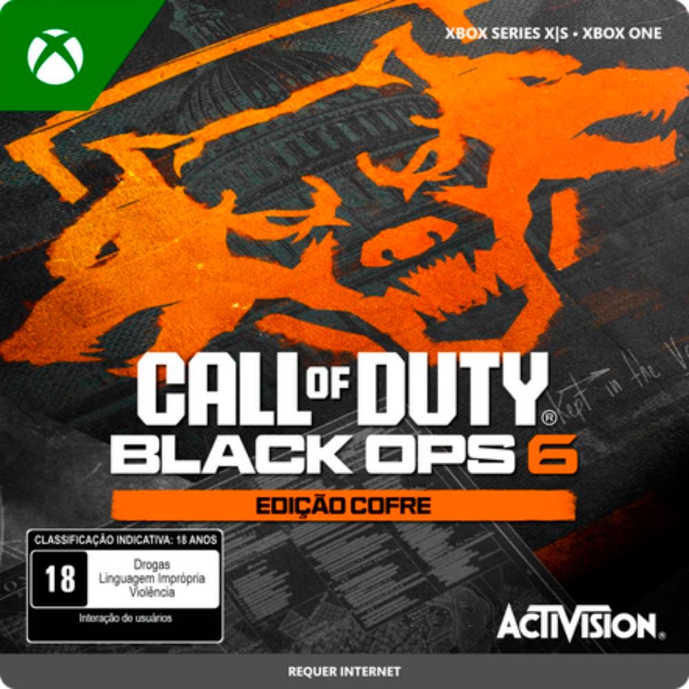 Gift Card Digital Xbox Call of Duty Black Ops 6 Vault Edition eGift - R$ 479,00