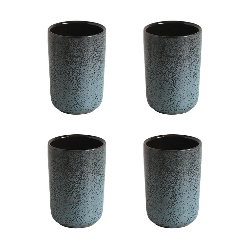Conjunto de Copos Porto Brasil Neo Stoneware Night Sky 220ml - 4 Peças